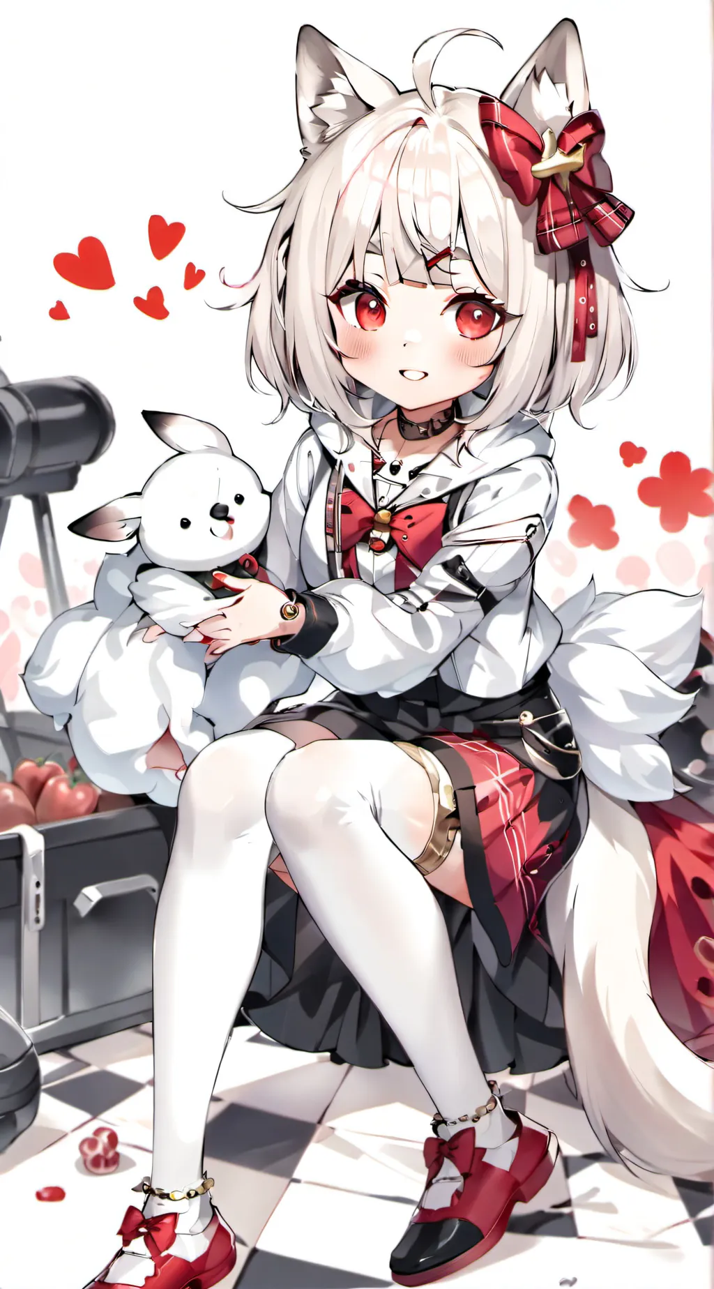 ai character: your dog girl background