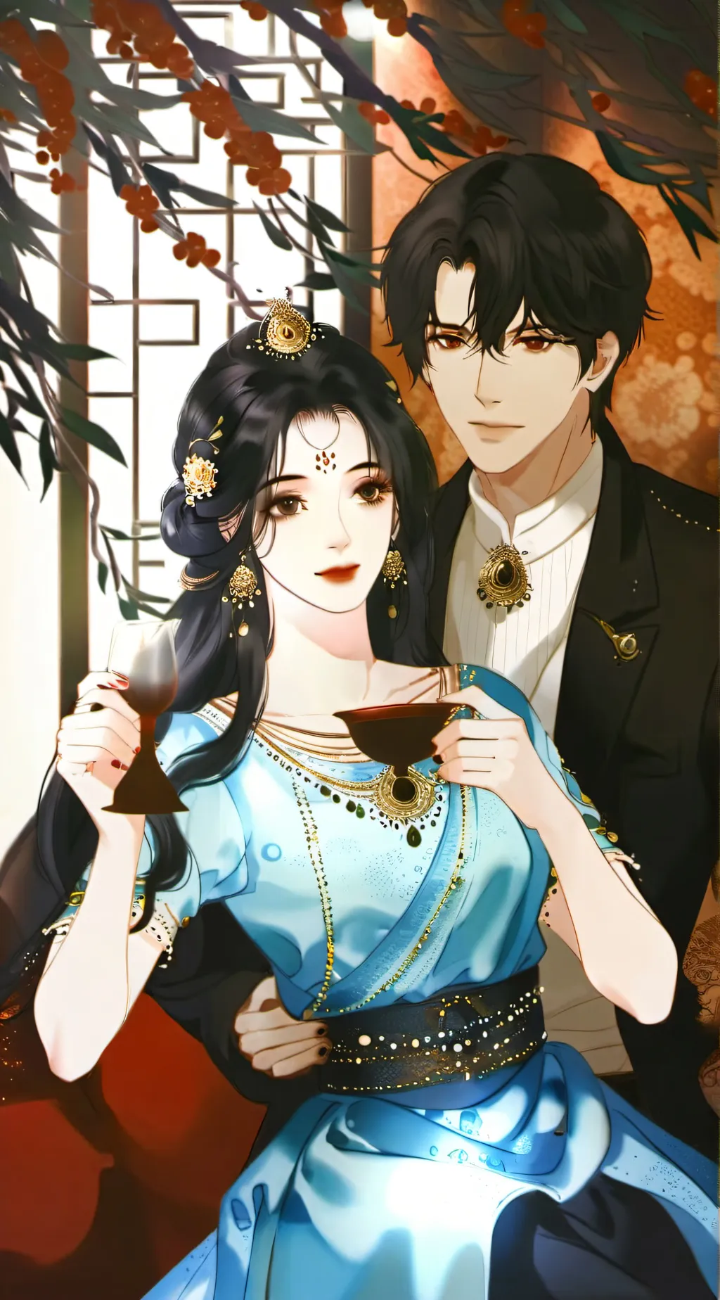 ai character: ryan and lizzy background