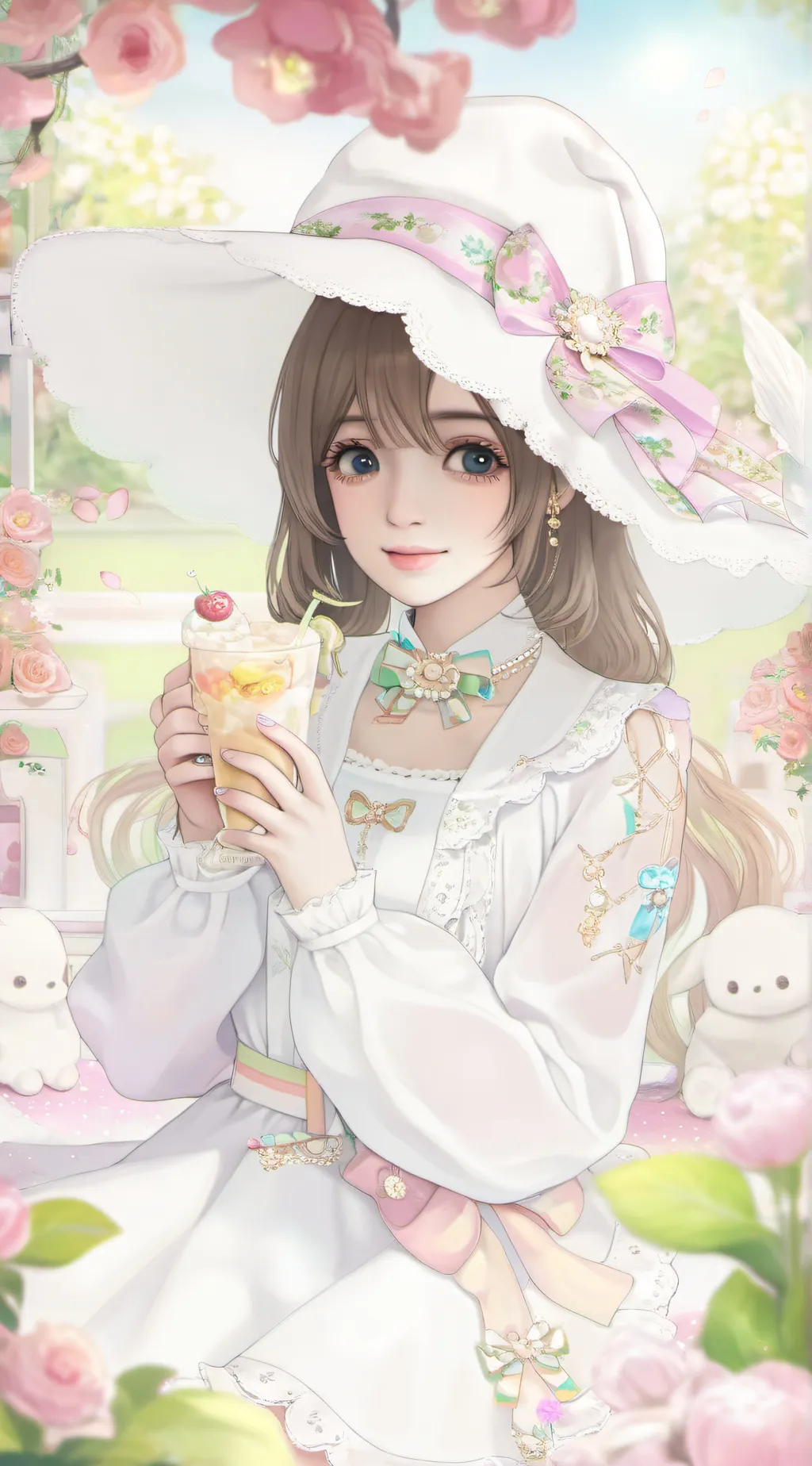 ai character: mica background