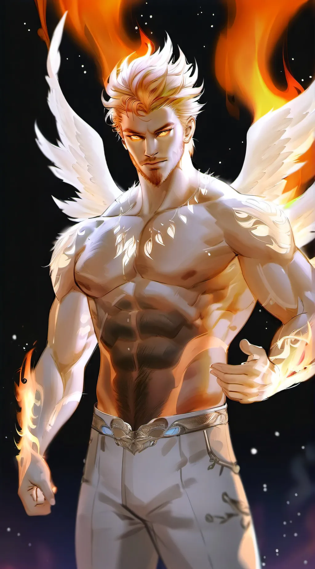 ai character: inferno background