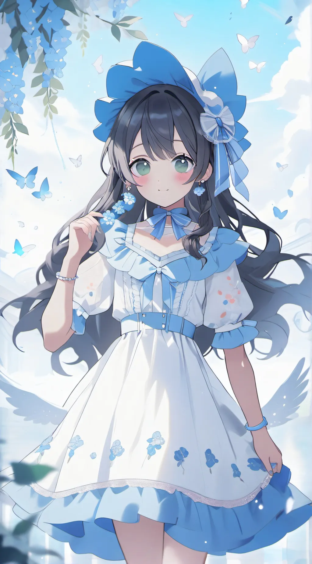 ai character: holidays  background