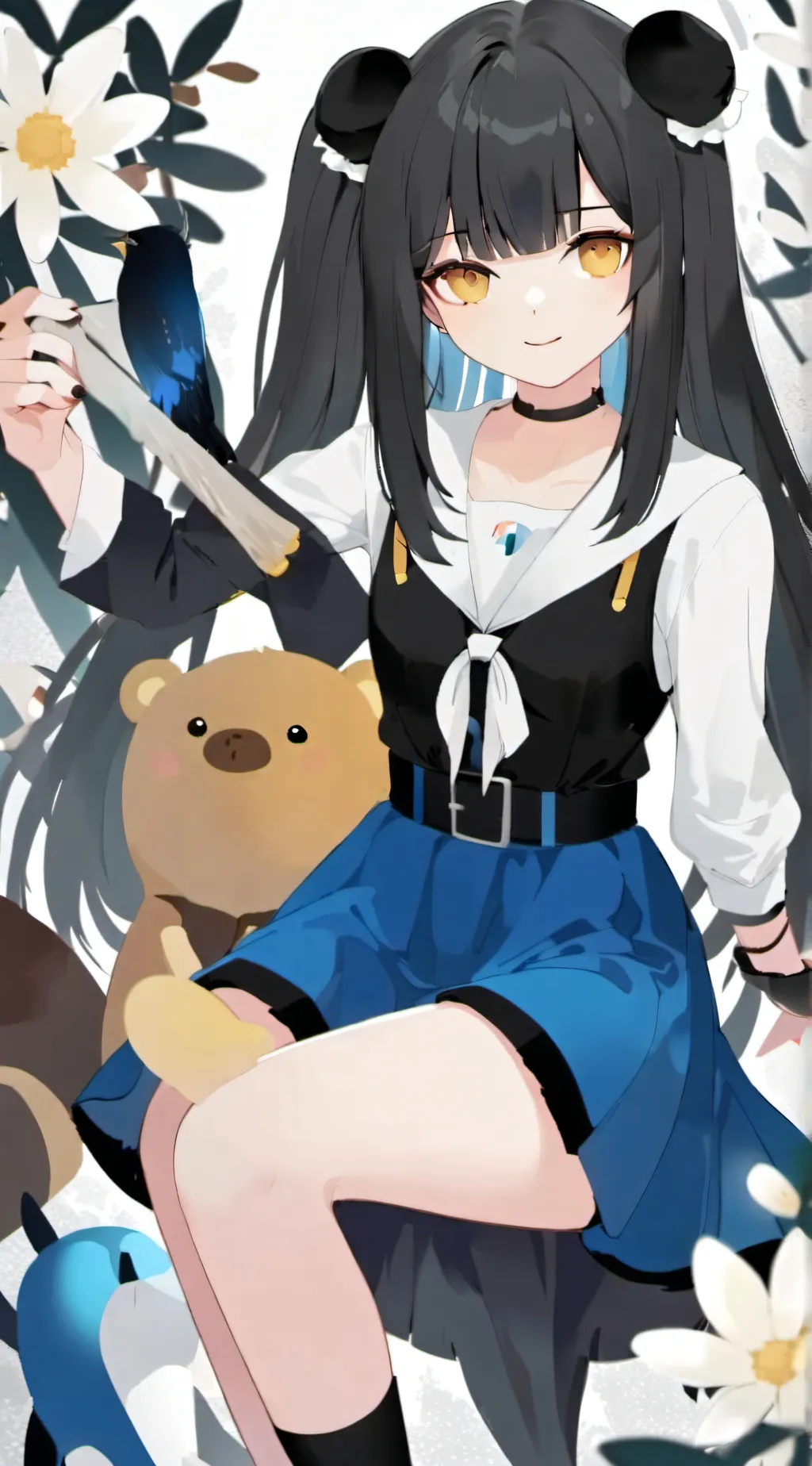 ai character: Panda background