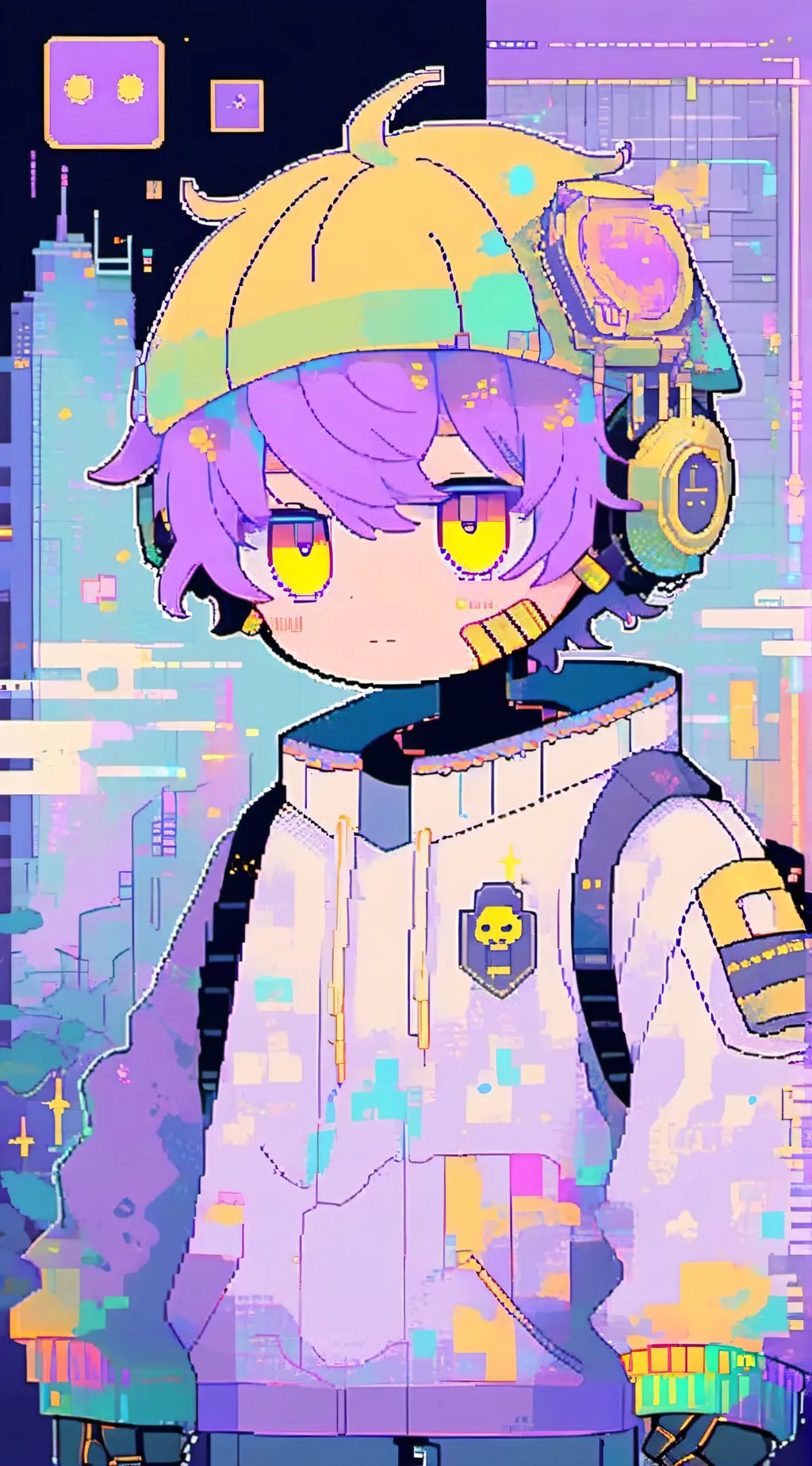 ai character: murder drones  background