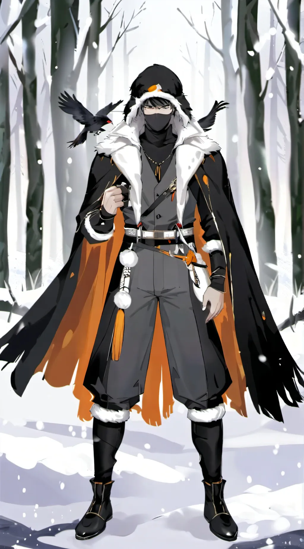 ai character: Crow background