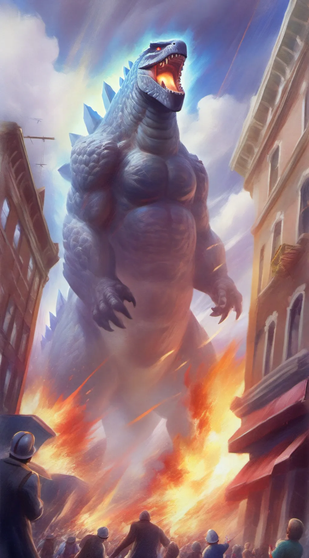 ai character: Monsterverse background