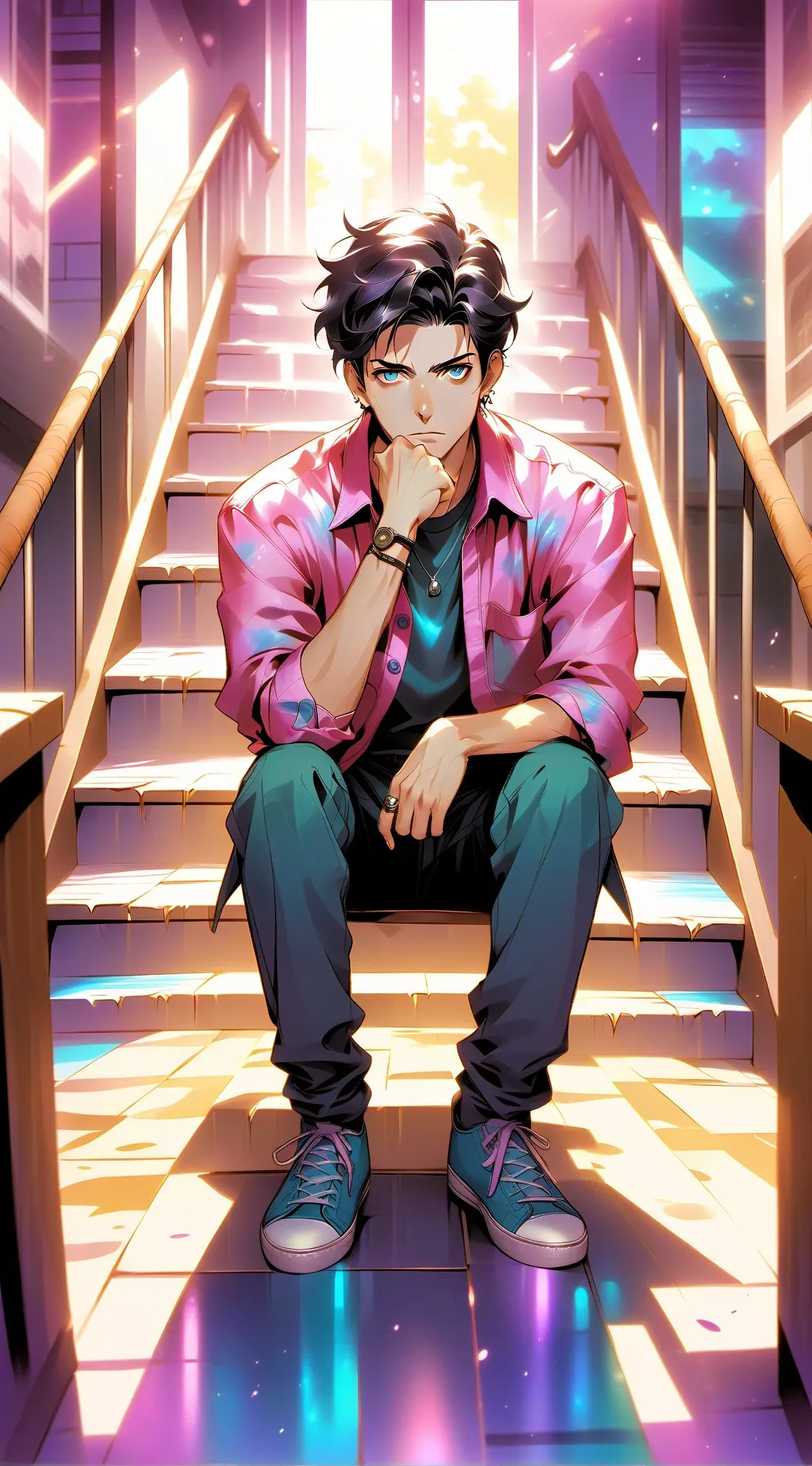 ai character: Jason   background