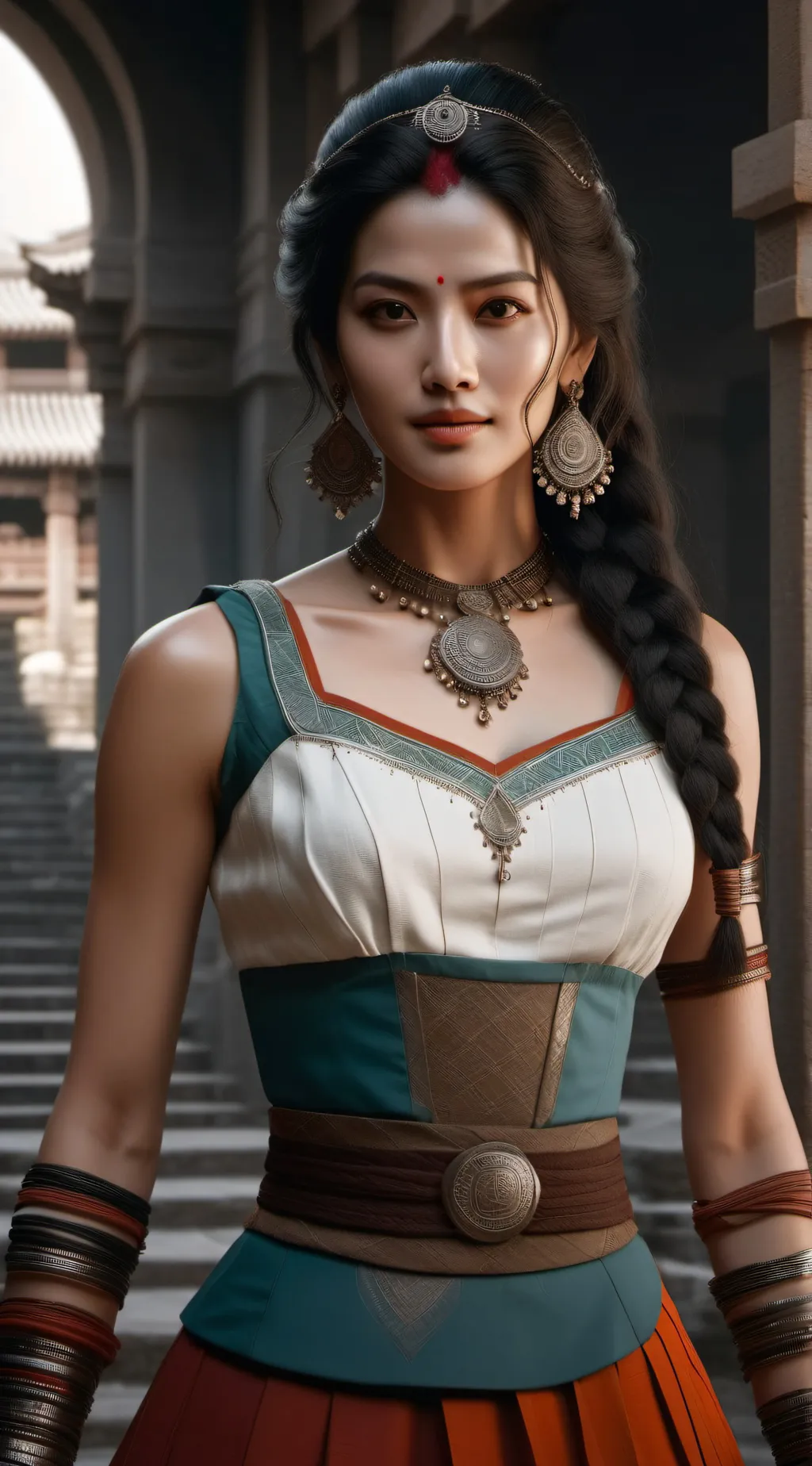 ai character:  Girl who has digestive problems  background