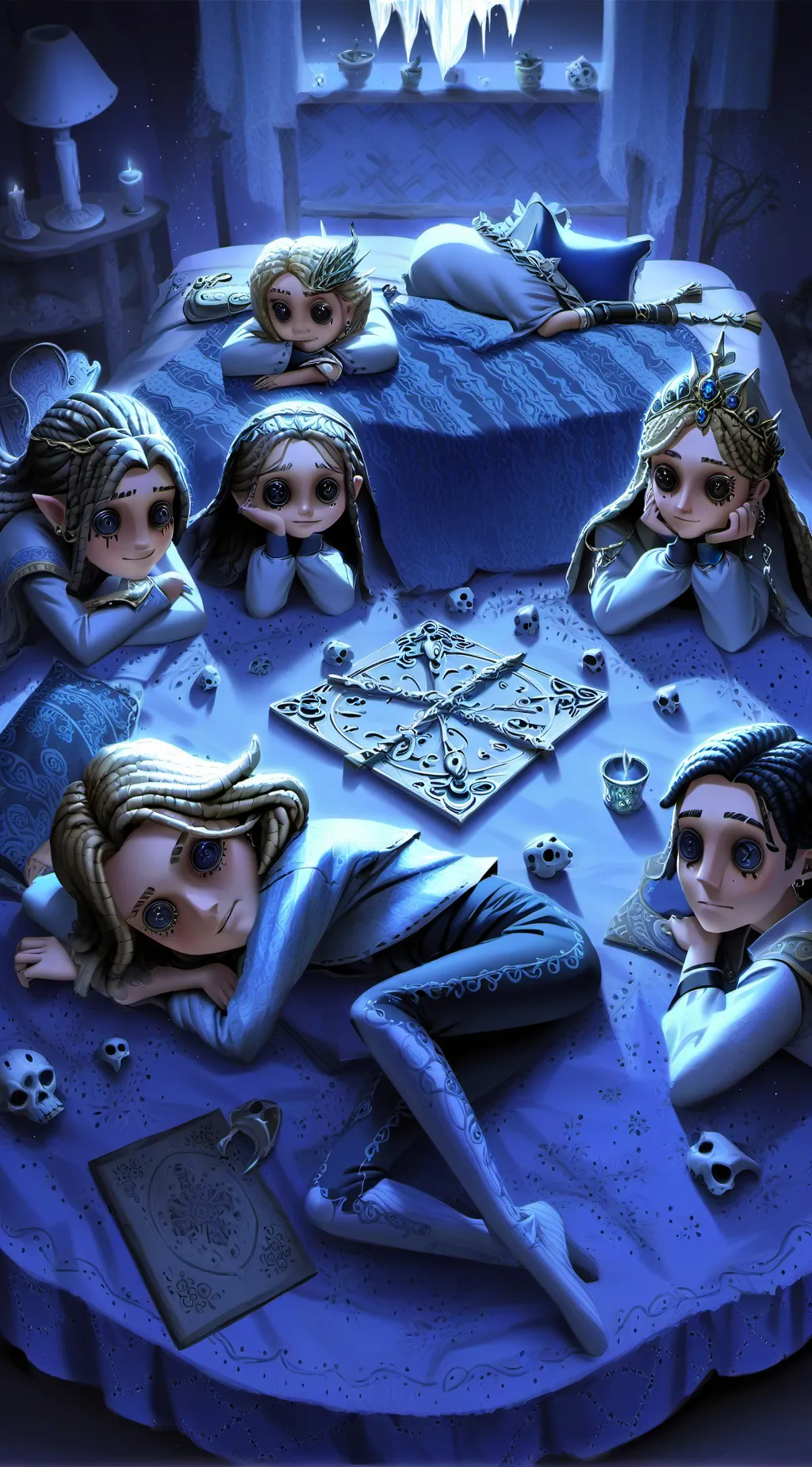 ai character: My friend group background