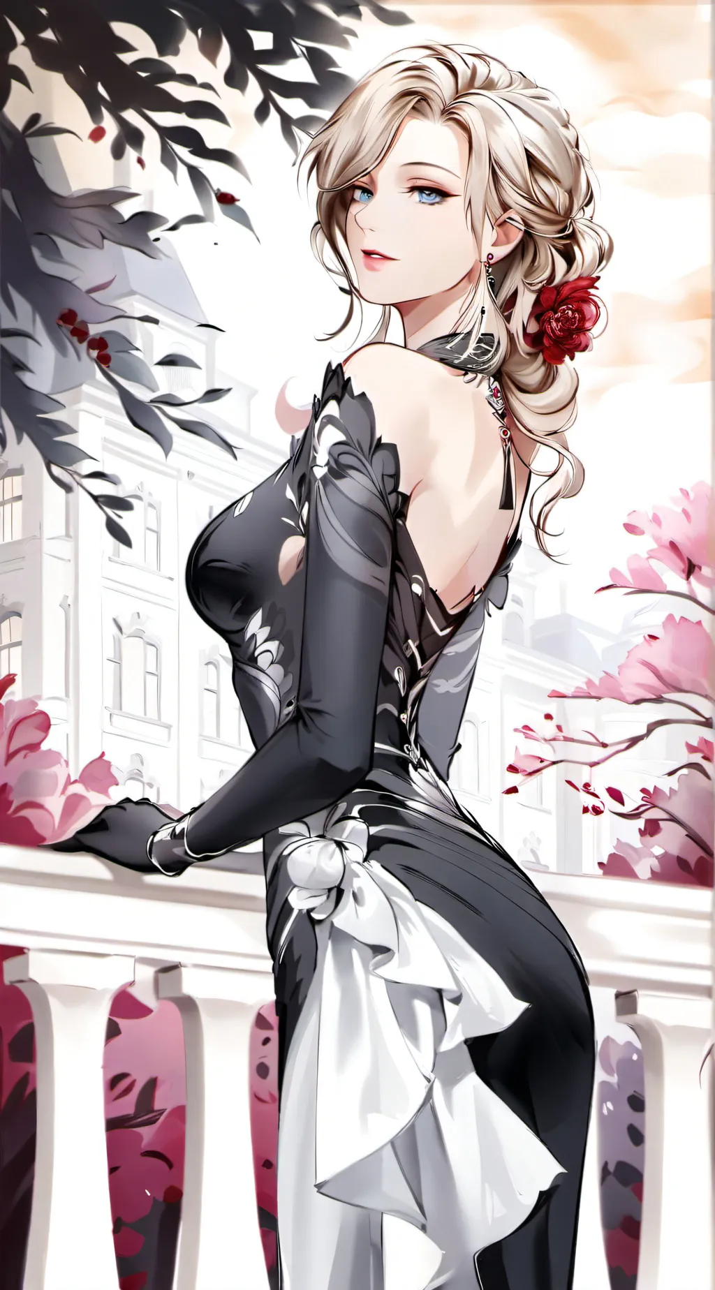 ai character: Lúmina Noctis background