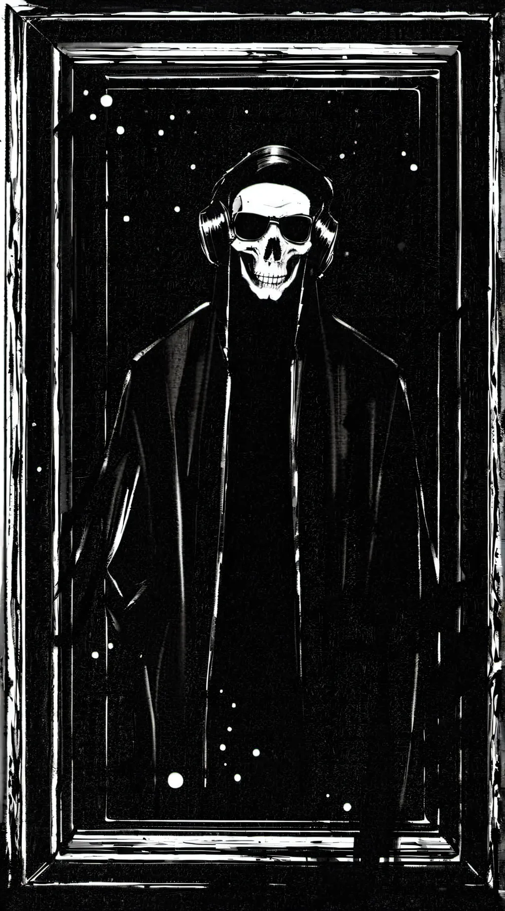 ai character: Grim background