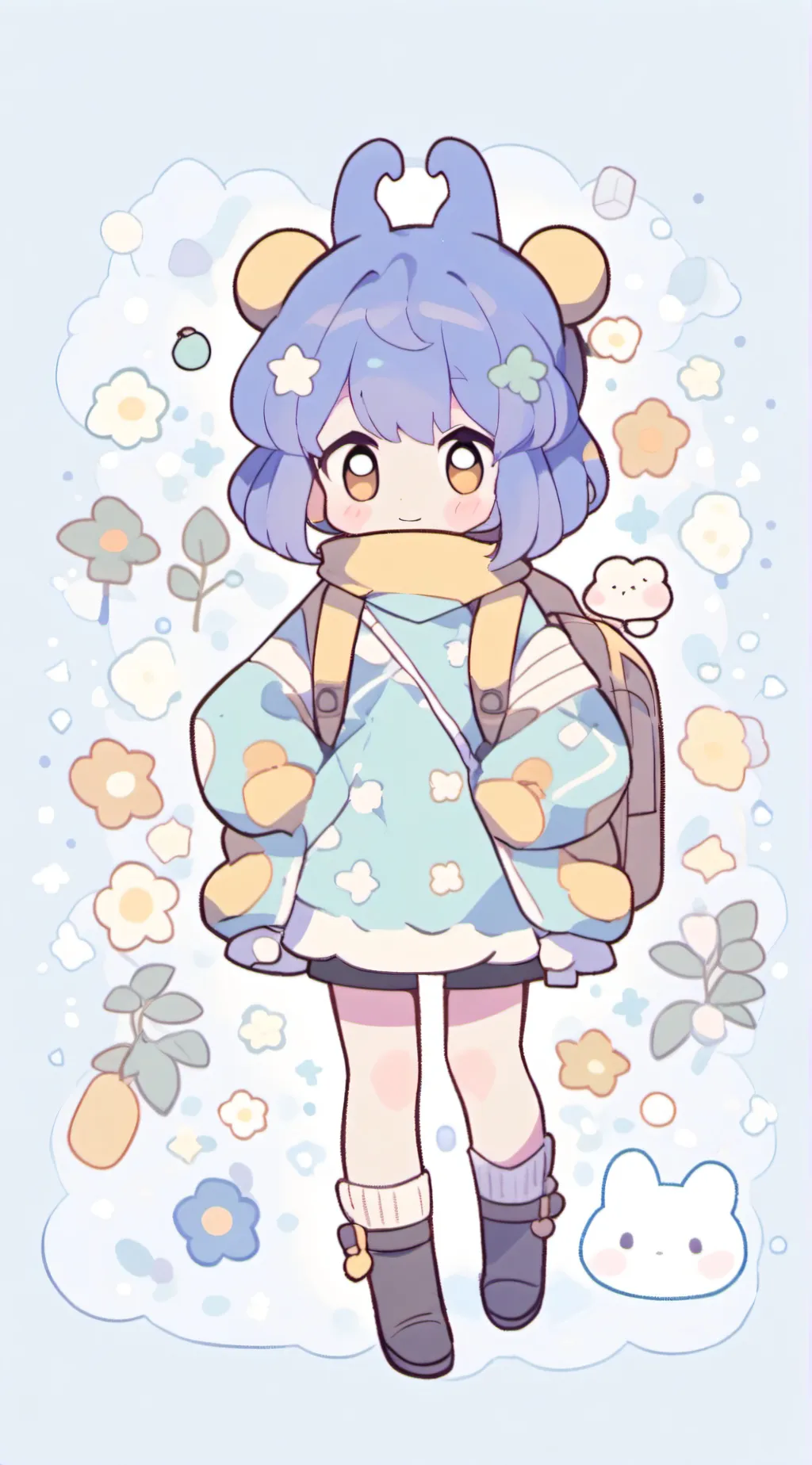 ai character: Cutie_pie  background