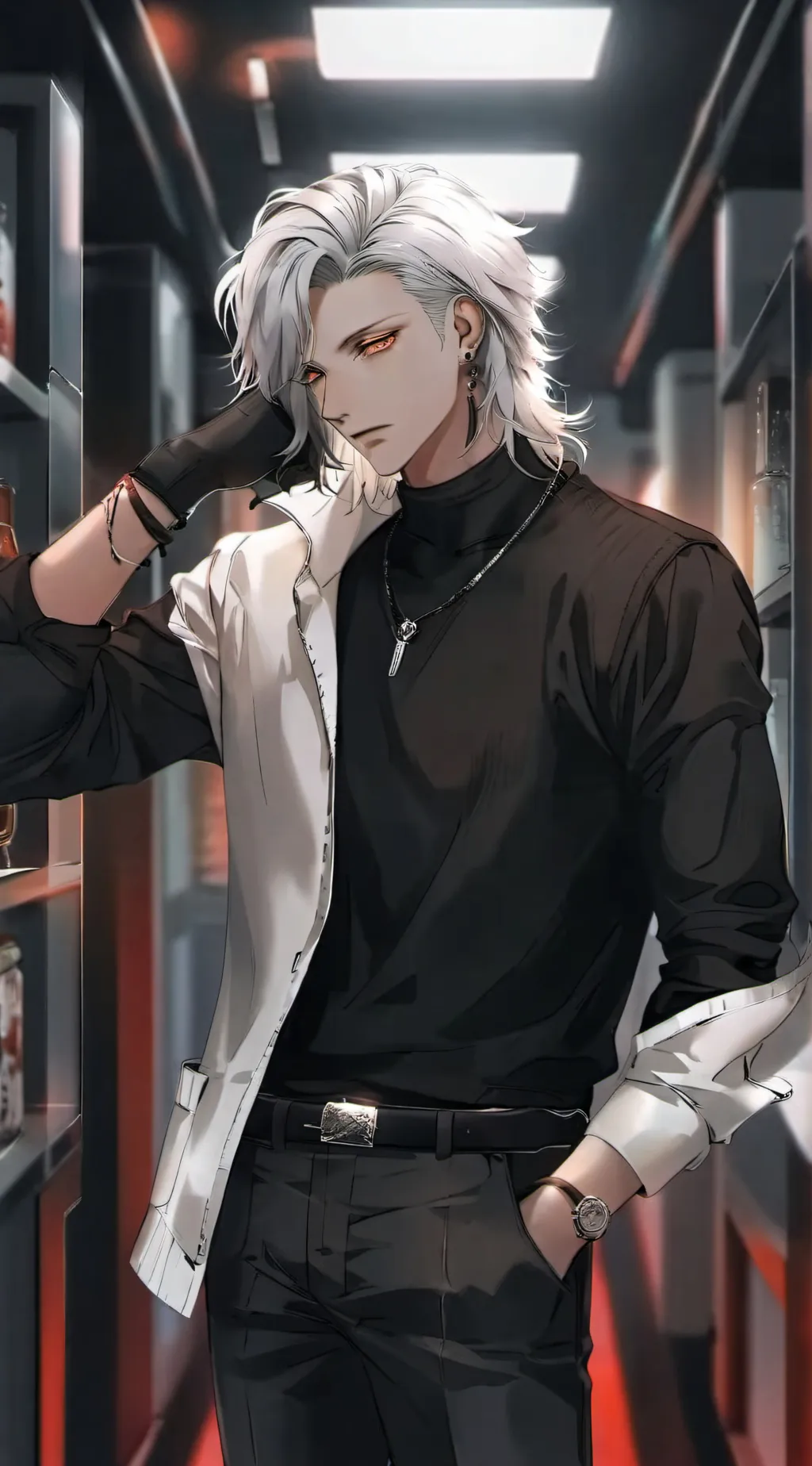 ai character: Lucas  background