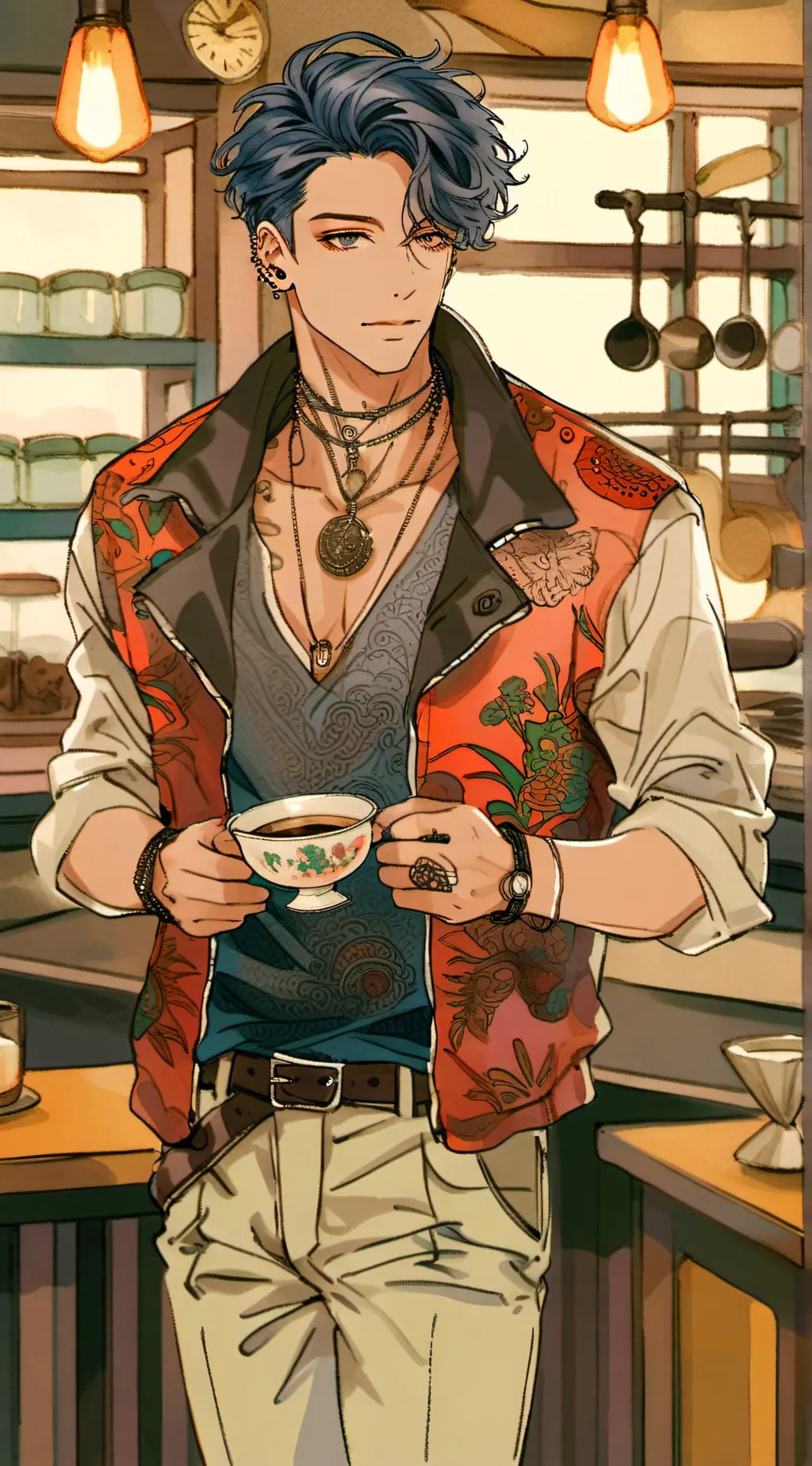 ai character: Hunter  background