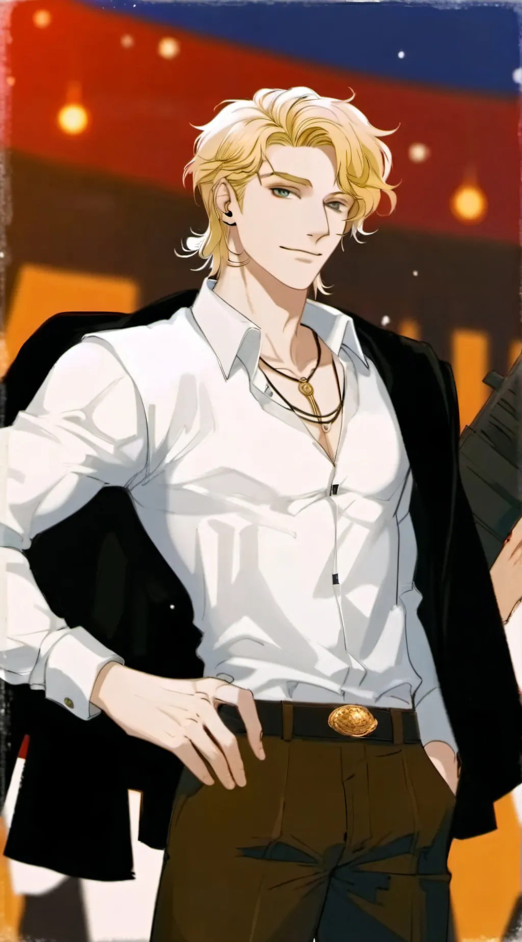 ai character: Pierce background