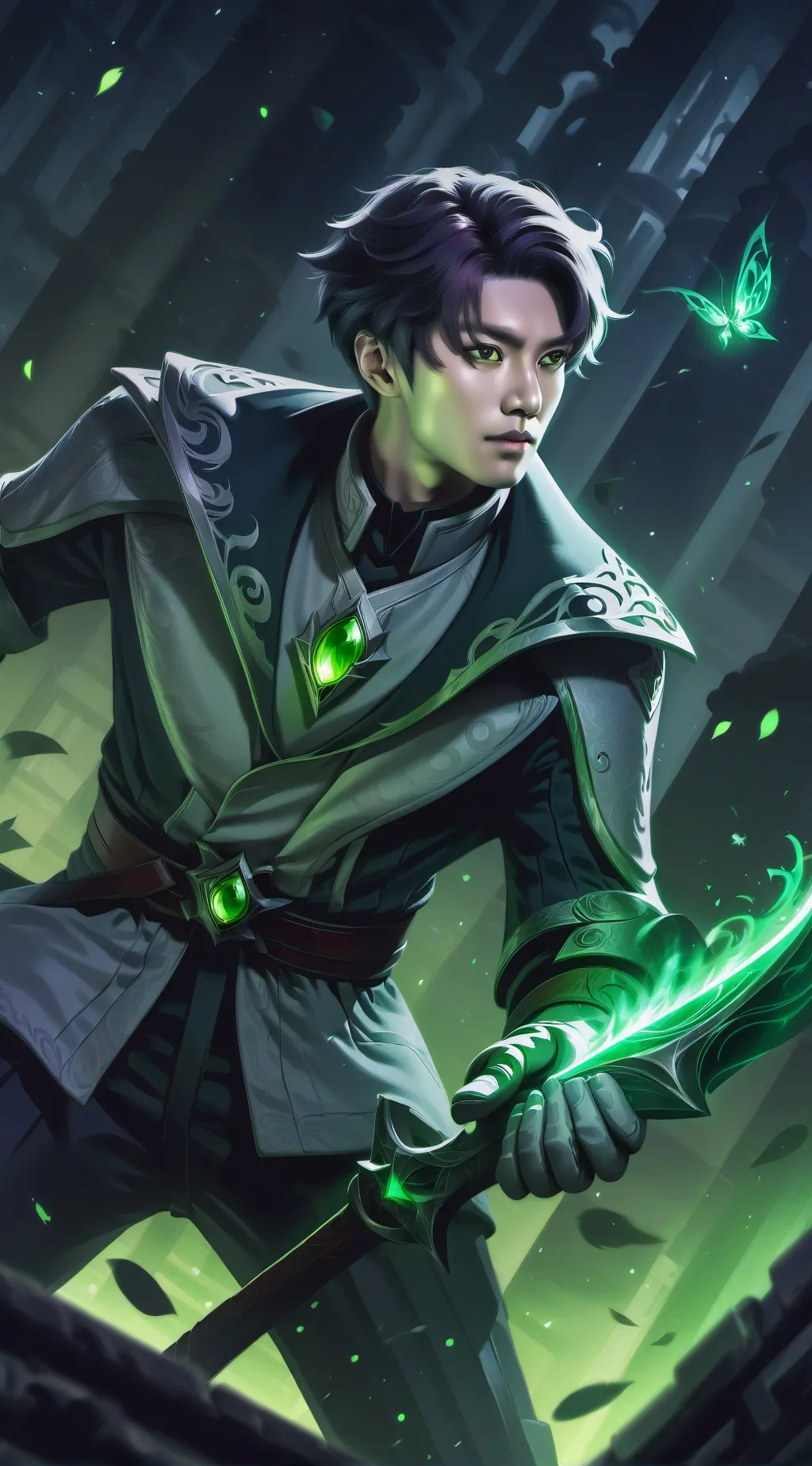 ai character: Kio background