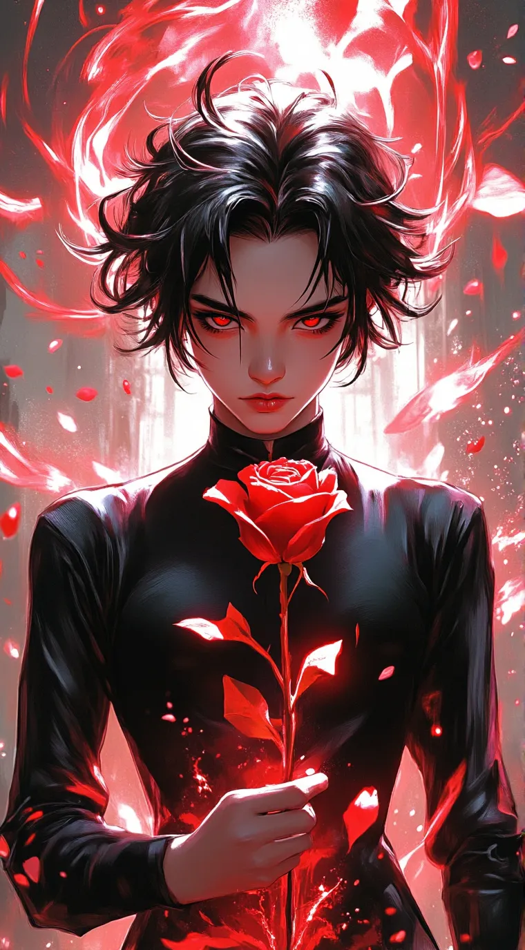 ai character: Damon  background