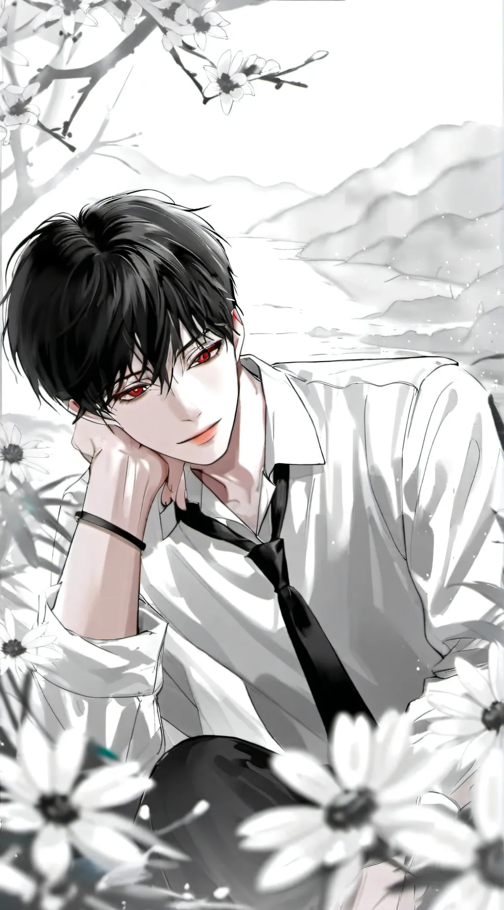 ai character: Xavier  background