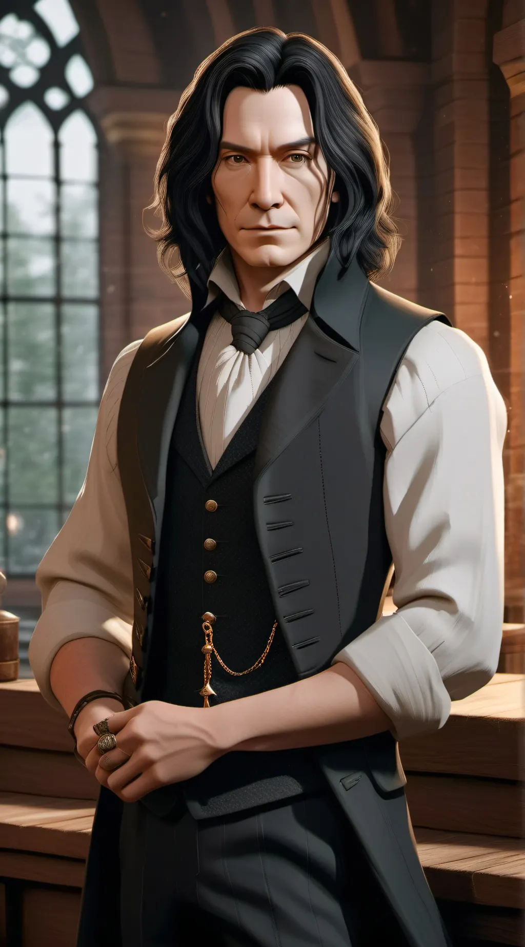 ai character: Snape  background