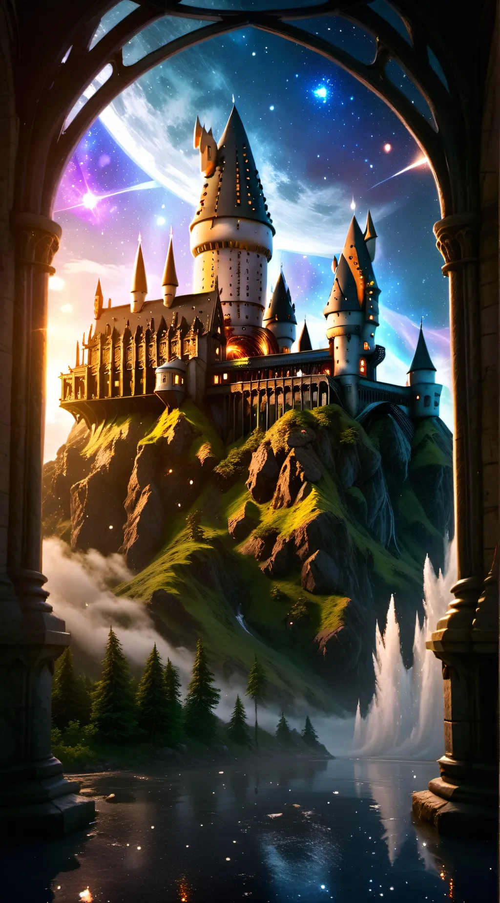 ai character: Hogwarts legacy background