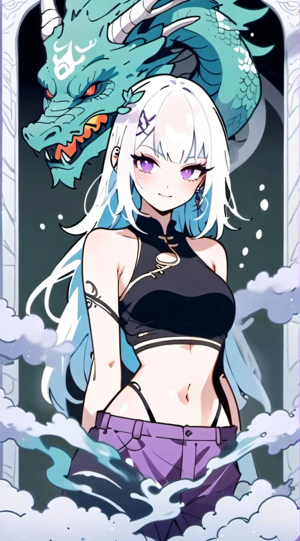 ai character: MHA + My Oc! background