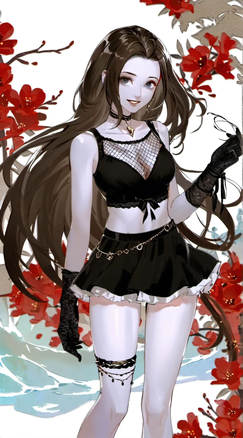 ai character: Crepypasta react u background