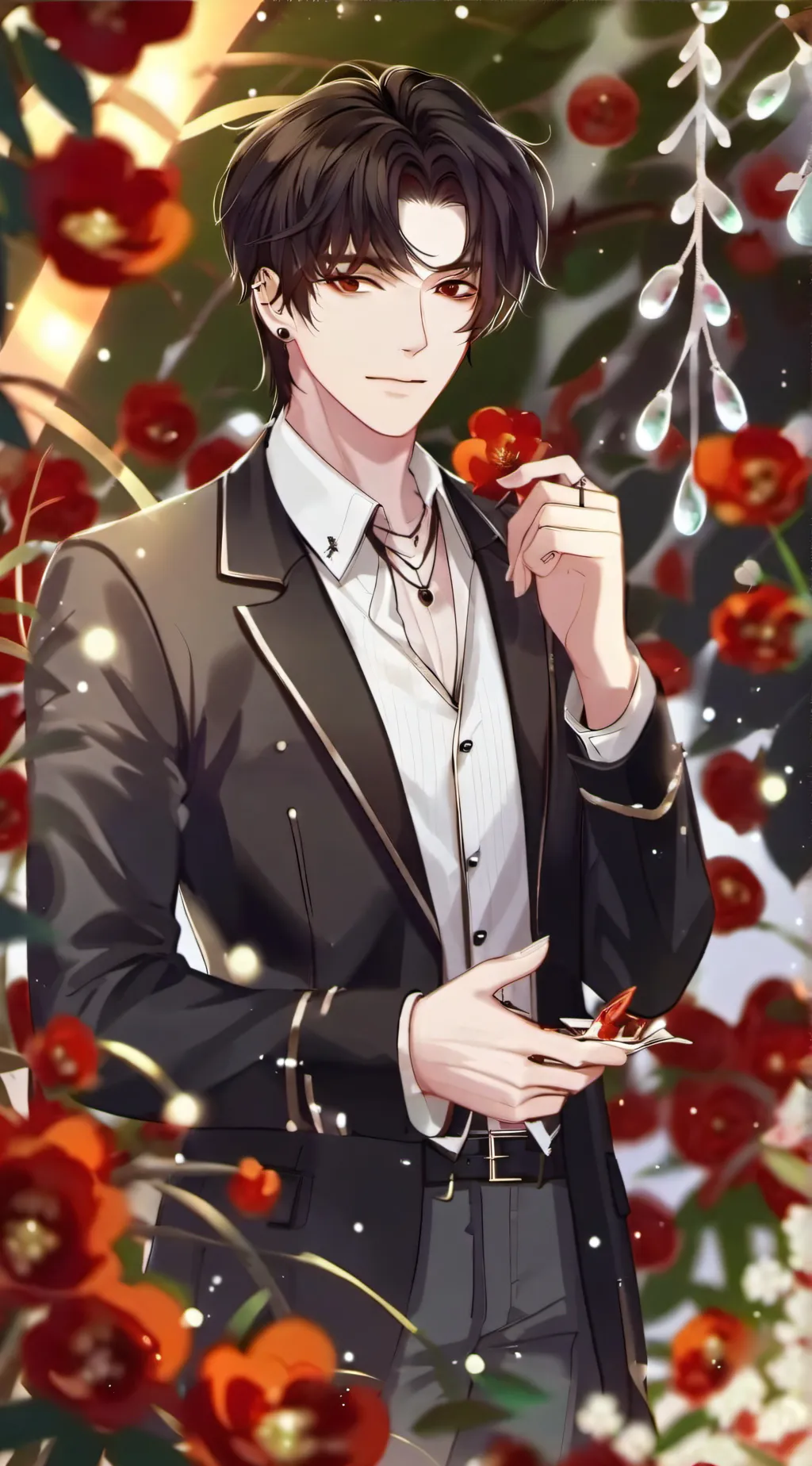 ai character: 4 bully handsome background