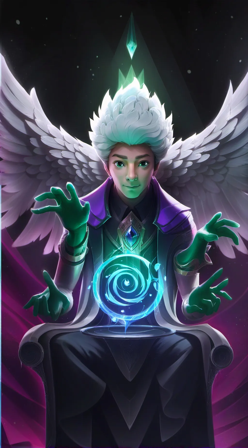 ai character: Elfie background