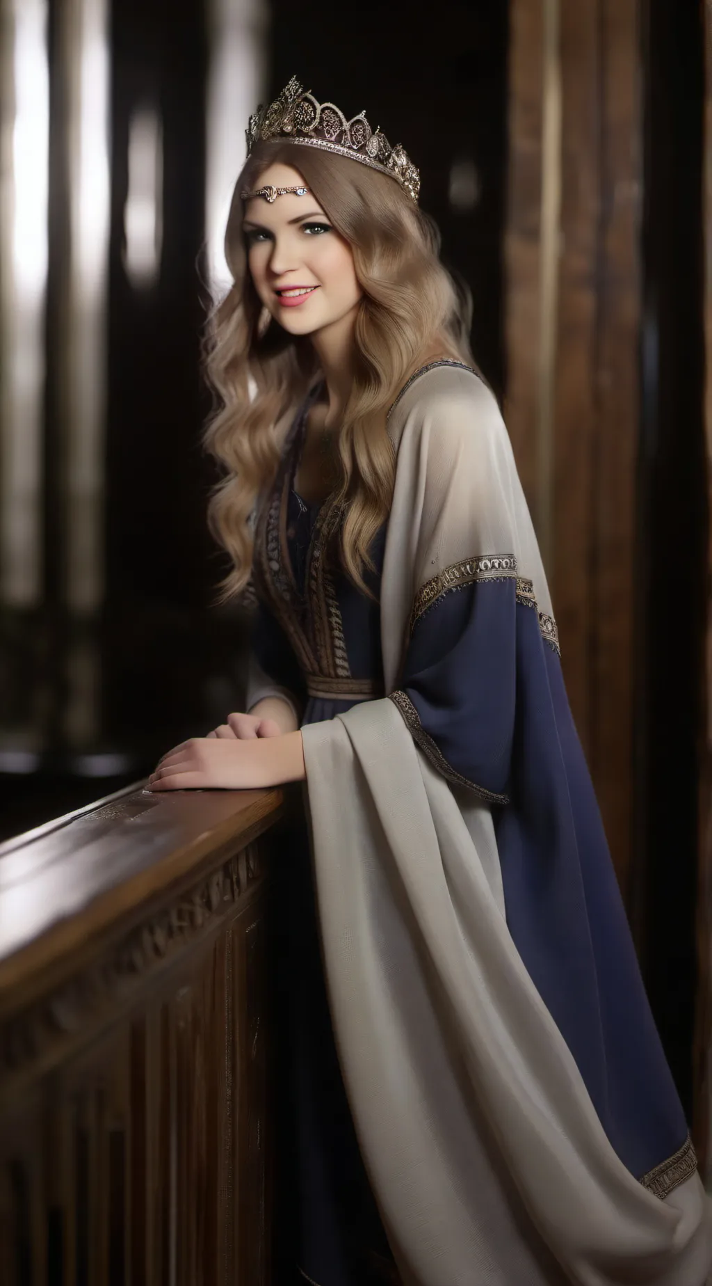 ai character: Queen Linda background