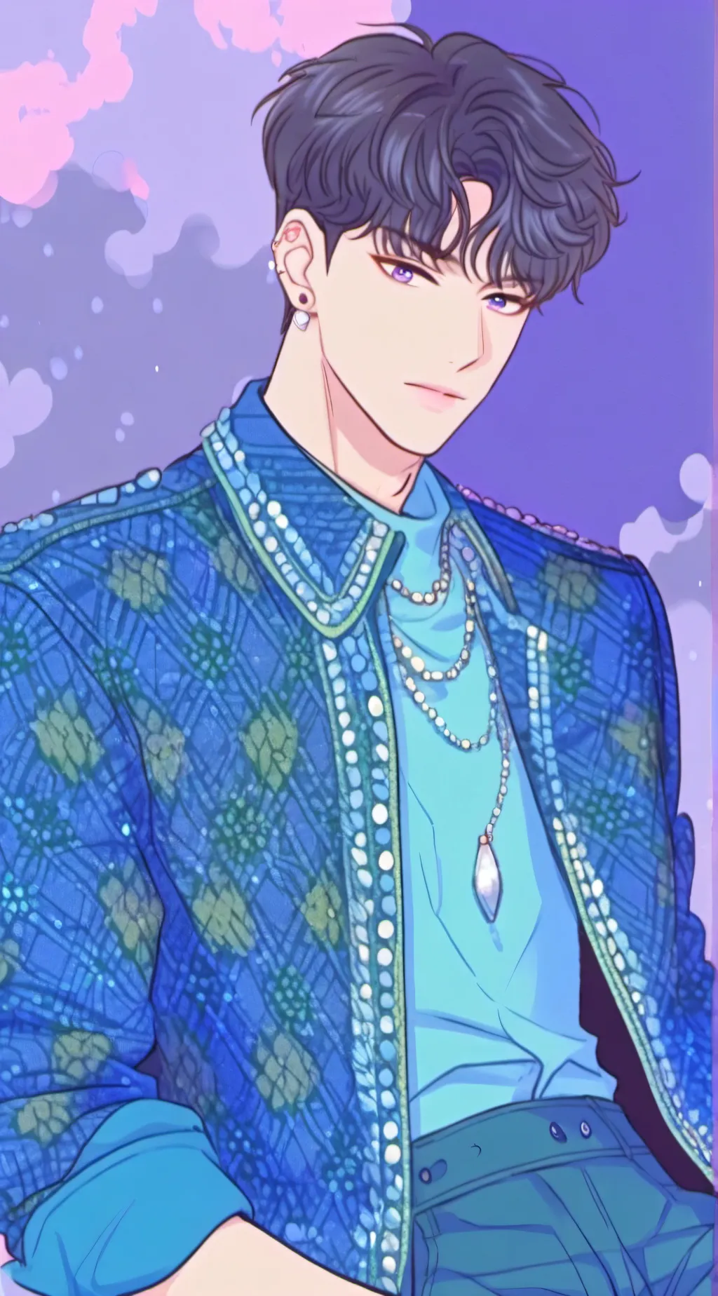 ai character: Damien  background