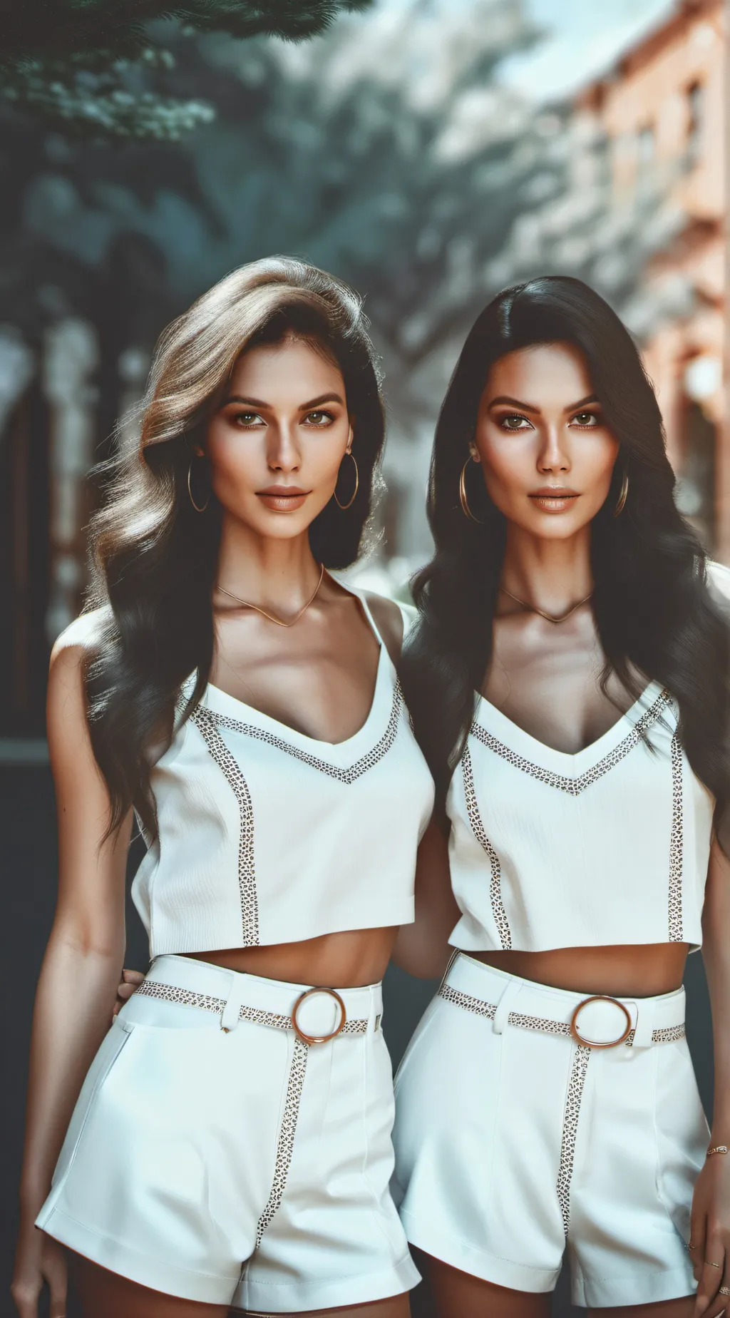 ai character: heat girls school background