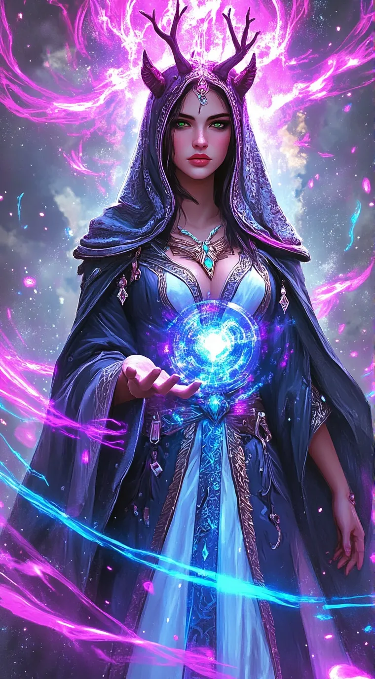 ai character: Recaelia  background