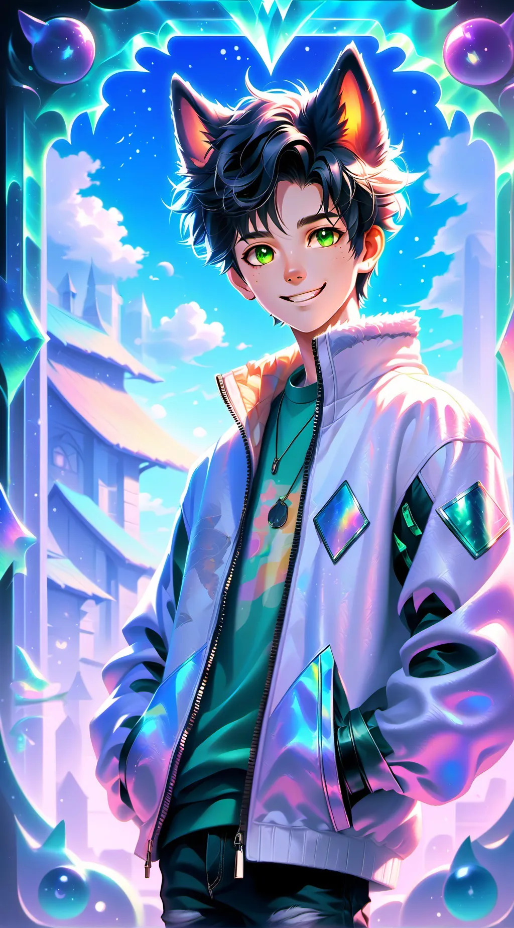 ai character: Zack  background