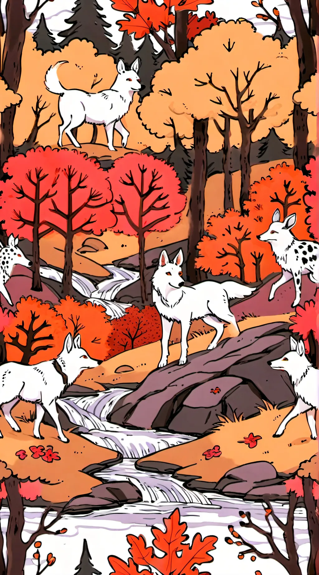 ai character: Nature background