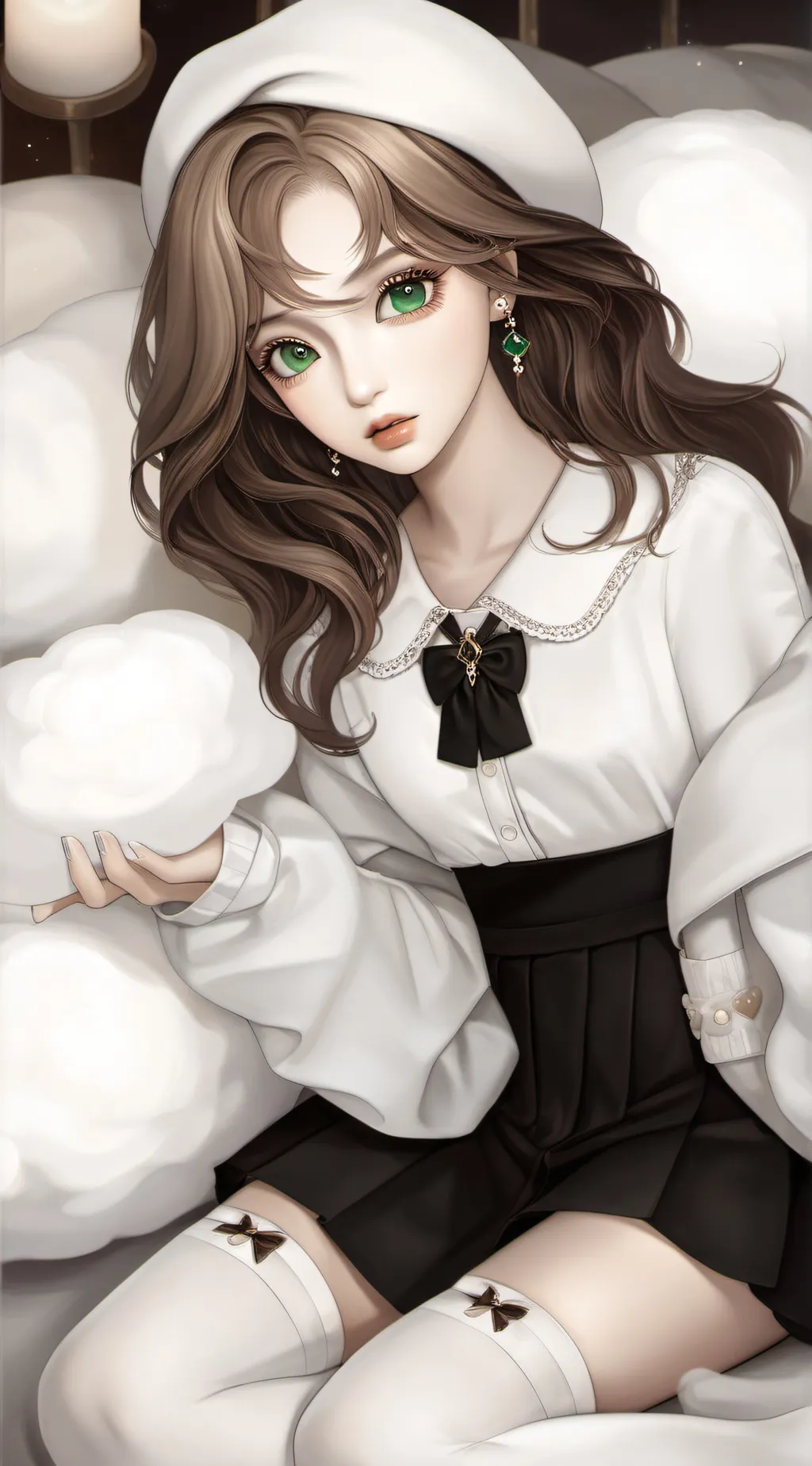 ai character: Aurora background