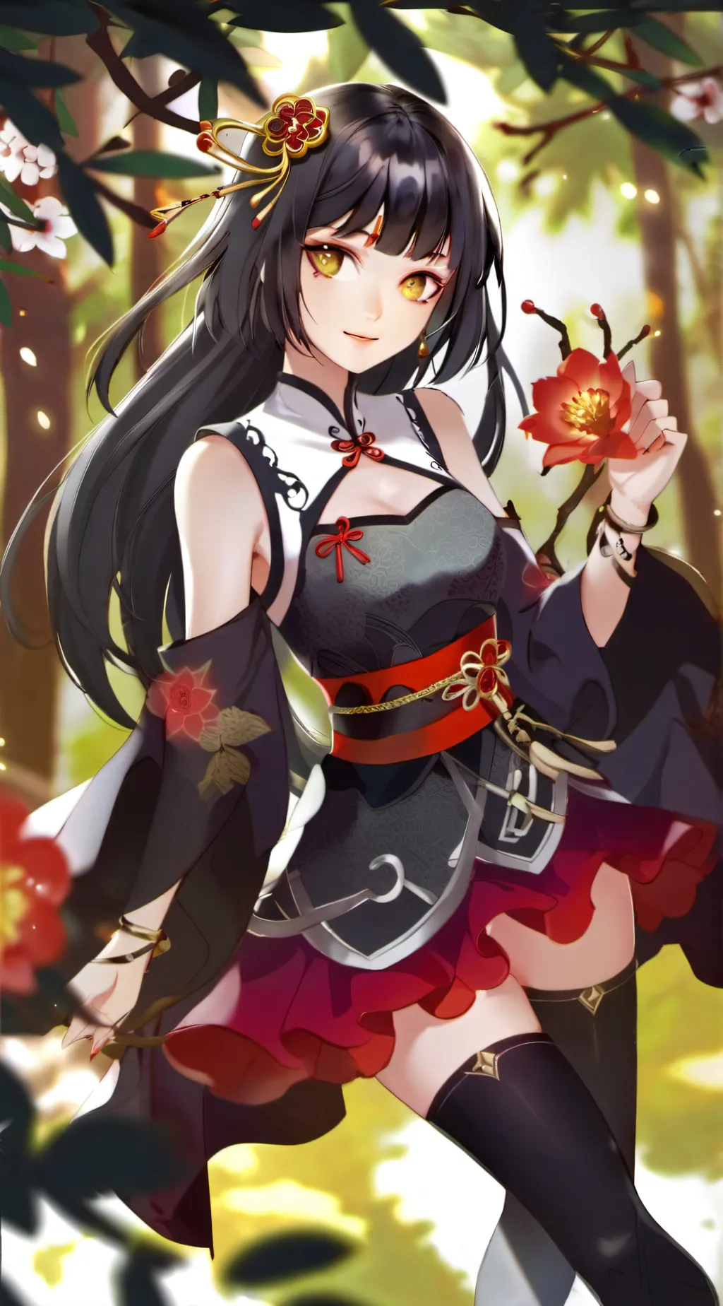 ai character: yining  background