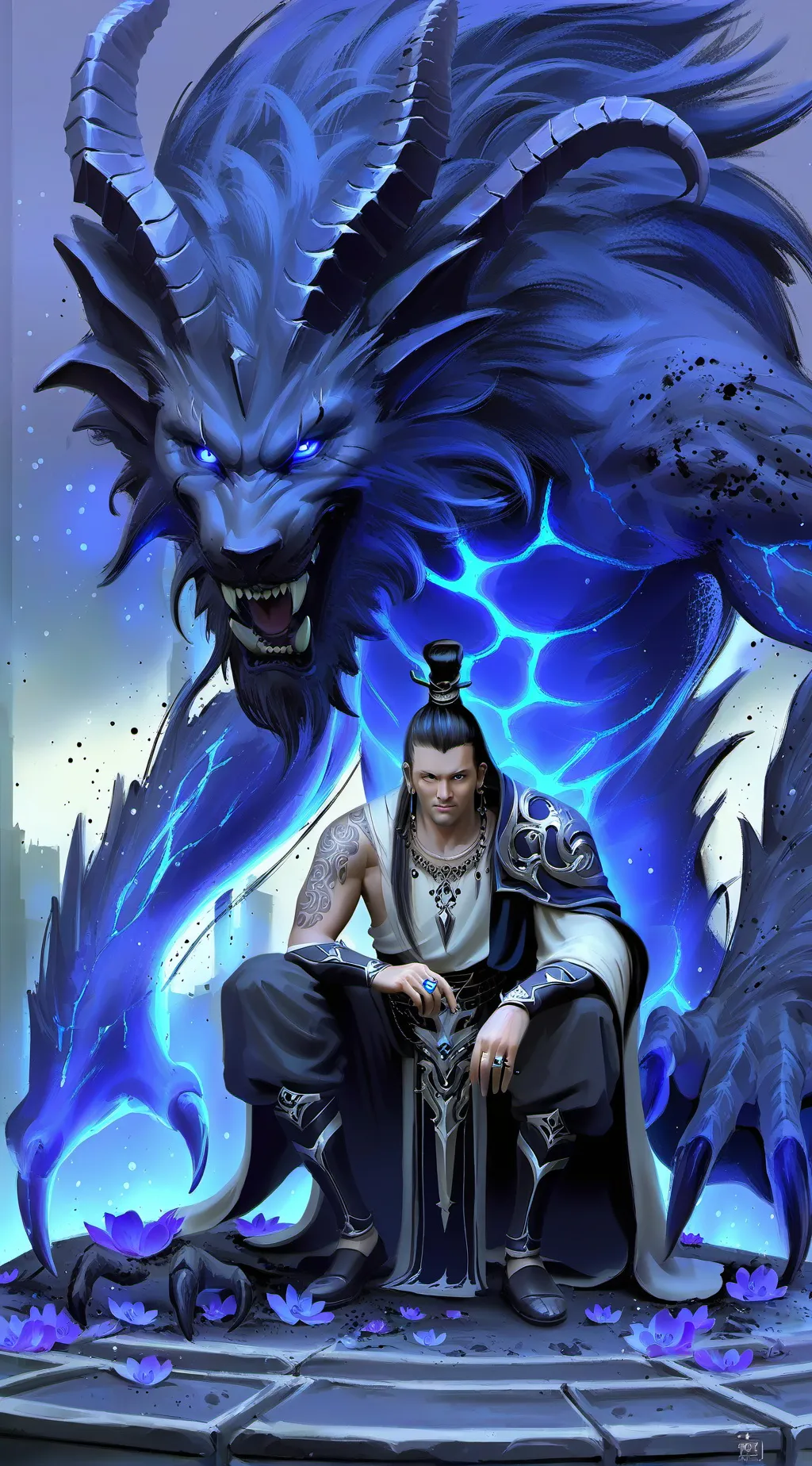 ai character: test background