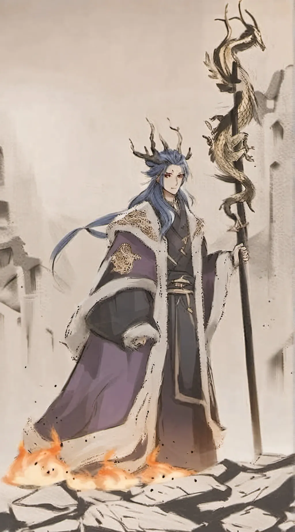 ai character: Xio Yi background