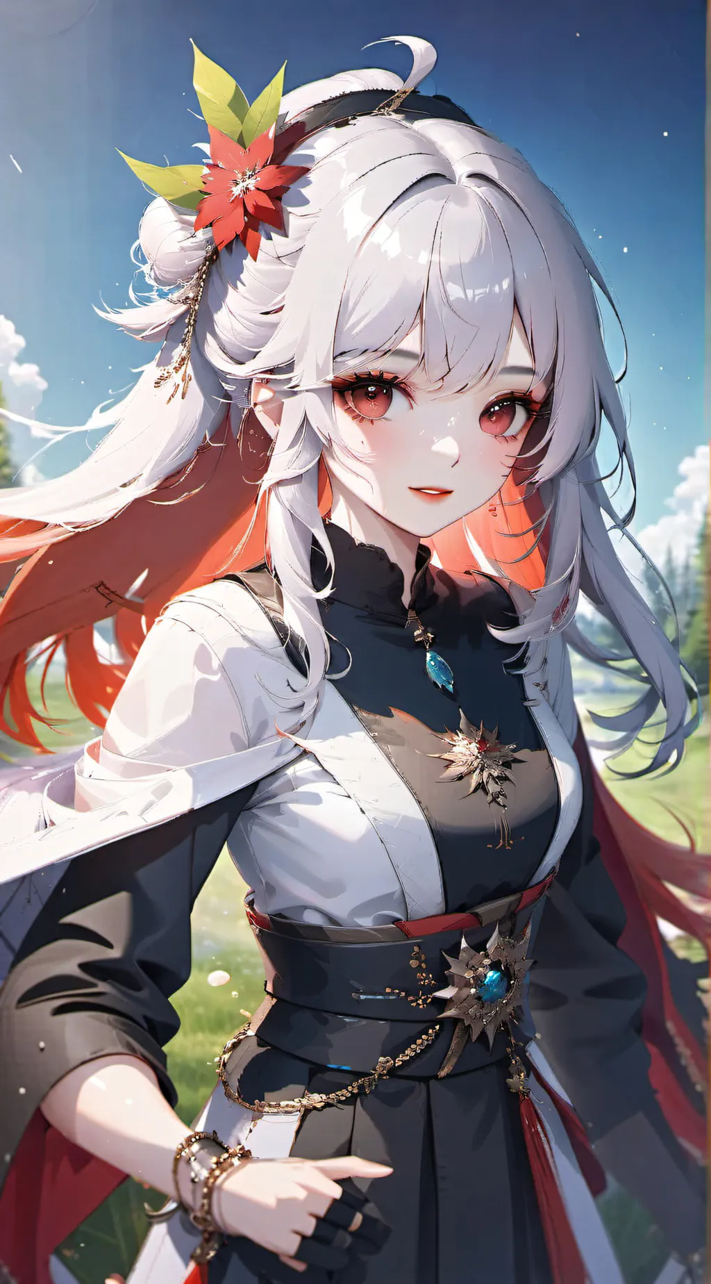 ai character: UPPERS MOON background