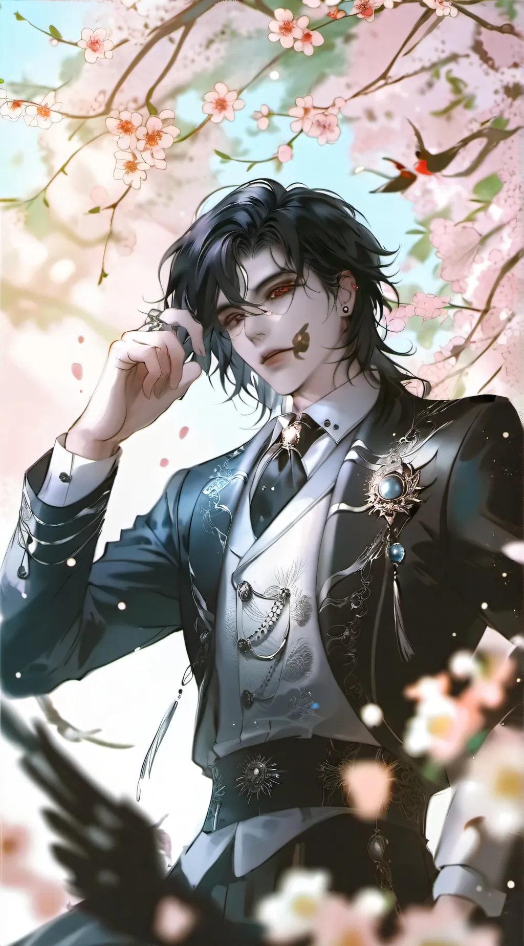 ai character: William 🤍 background