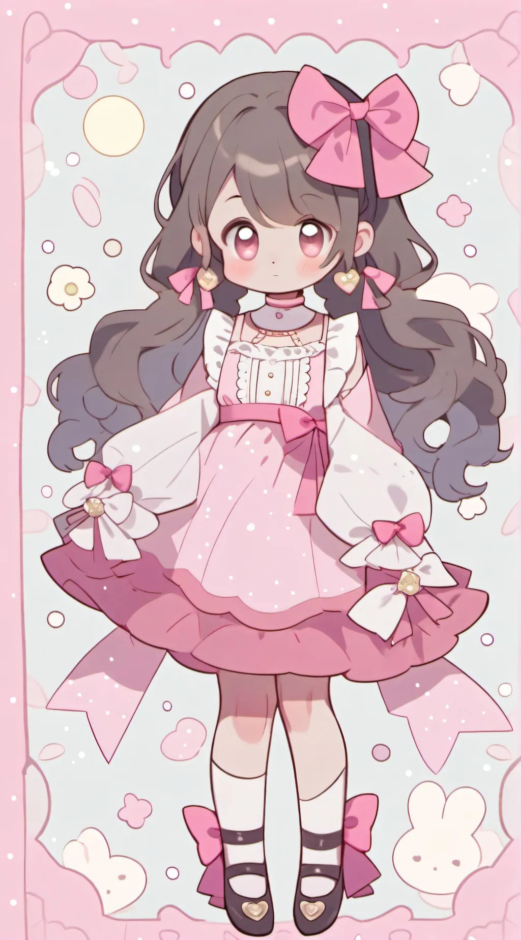 ai character: Blossom background