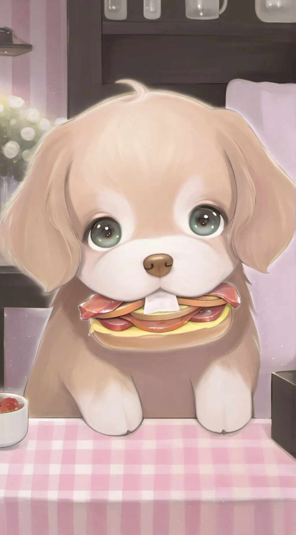 ai character: Catnap💜 background