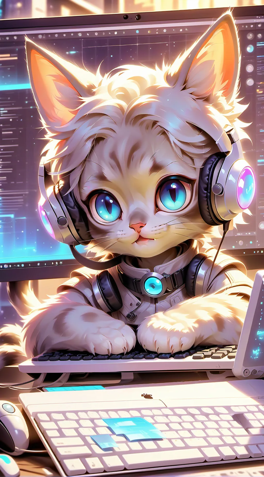 ai character: Byte background