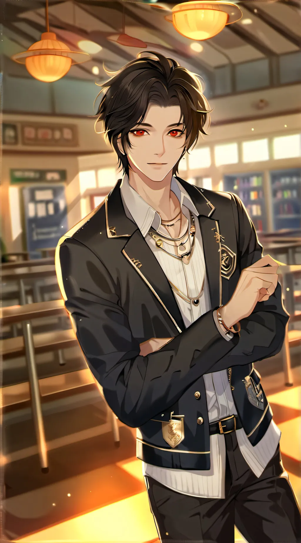 ai character: Luke  background