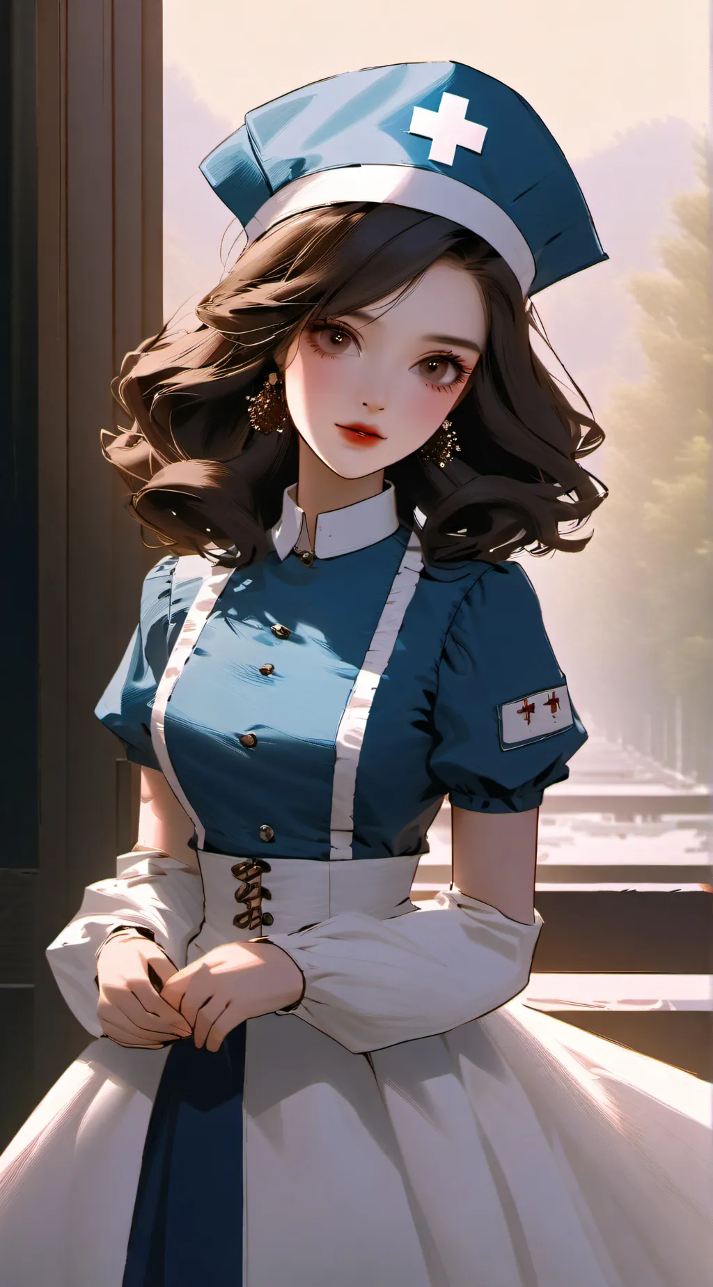 ai character: Nurse julie background