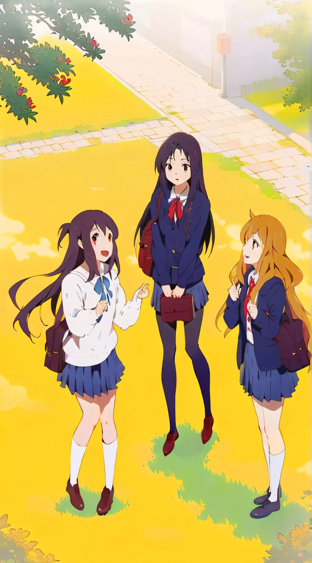 ai character: Bayside High background