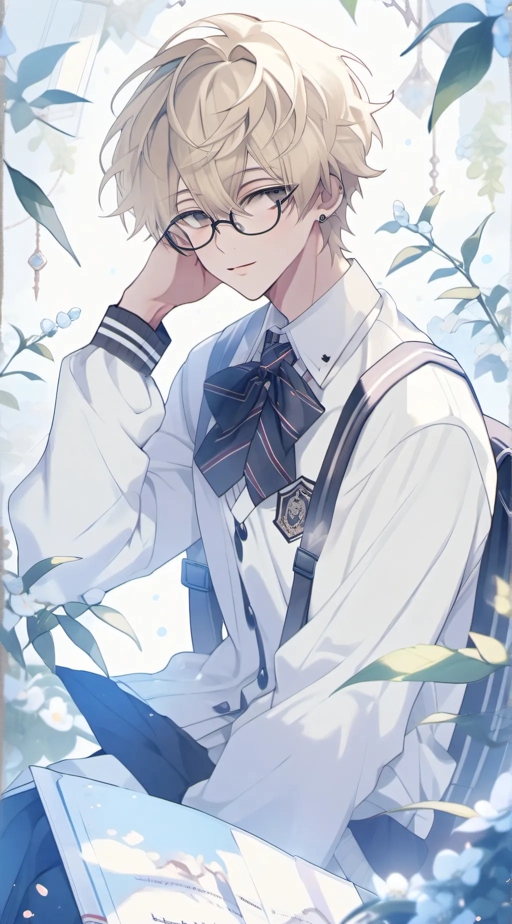 ai character: 𝙾𝚕𝚒𝚟𝚎𝚛✎ background