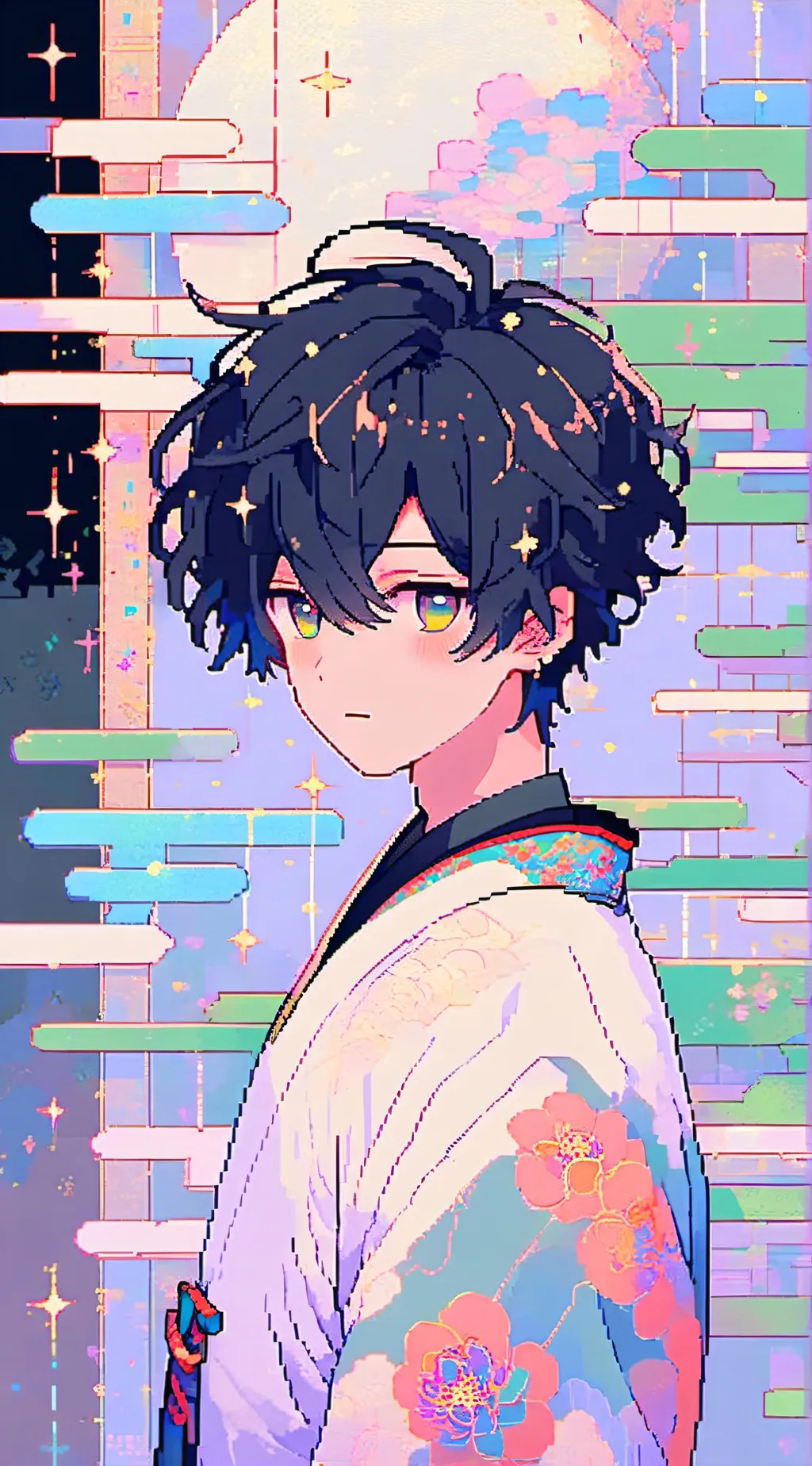 ai character: kny new hashira background