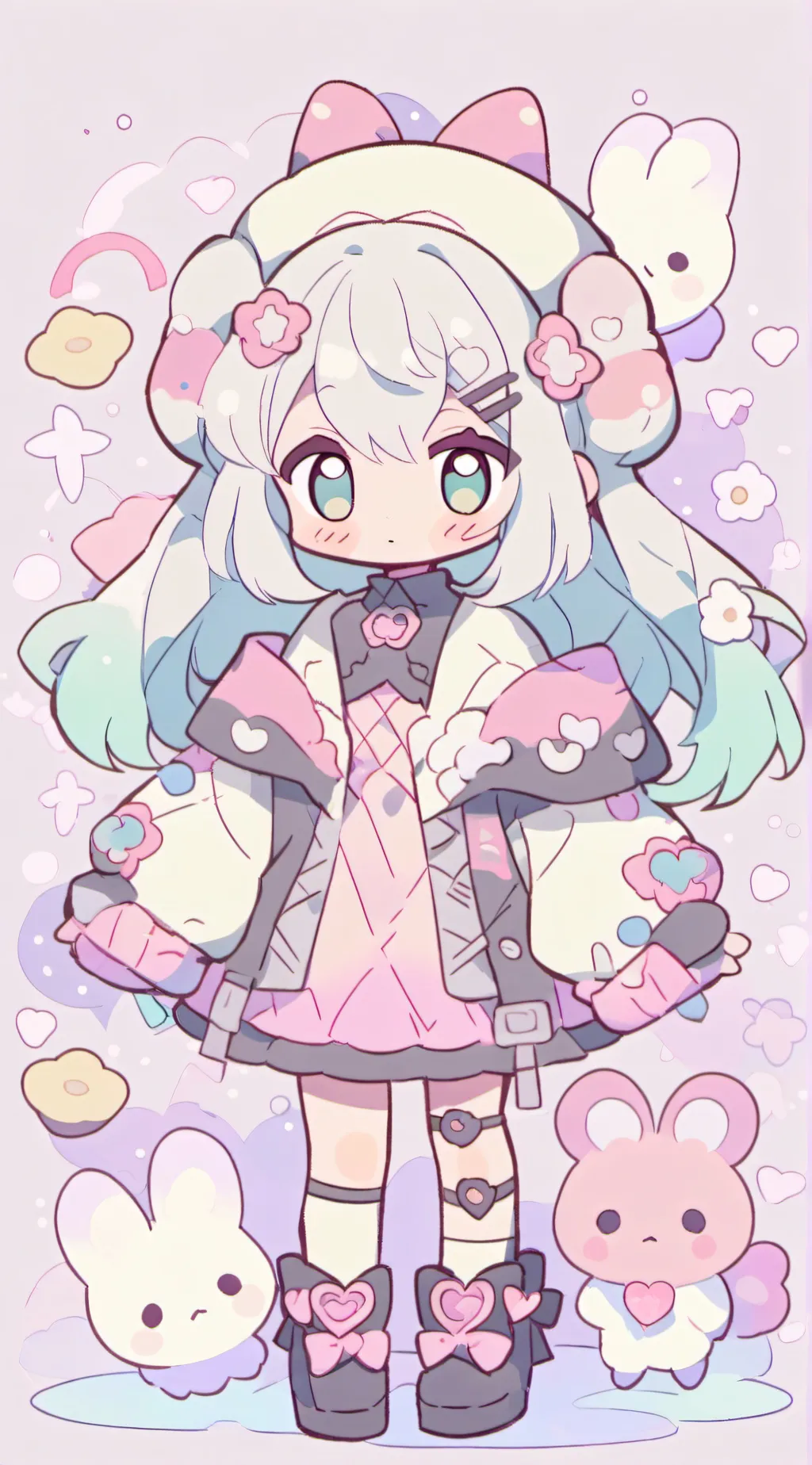 ai character: Hermana menor  background