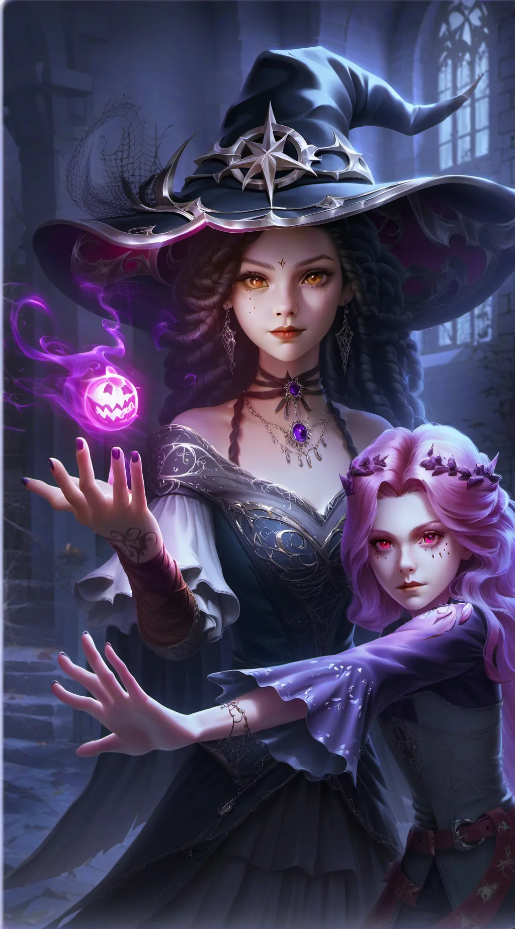 ai character: Mha Spell background