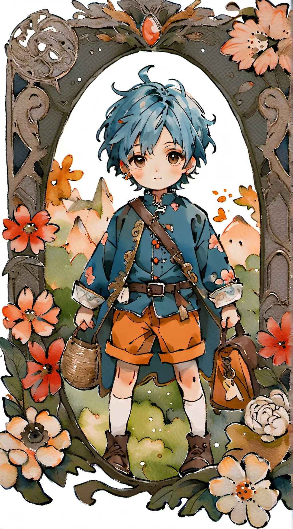 ai character: imagination background